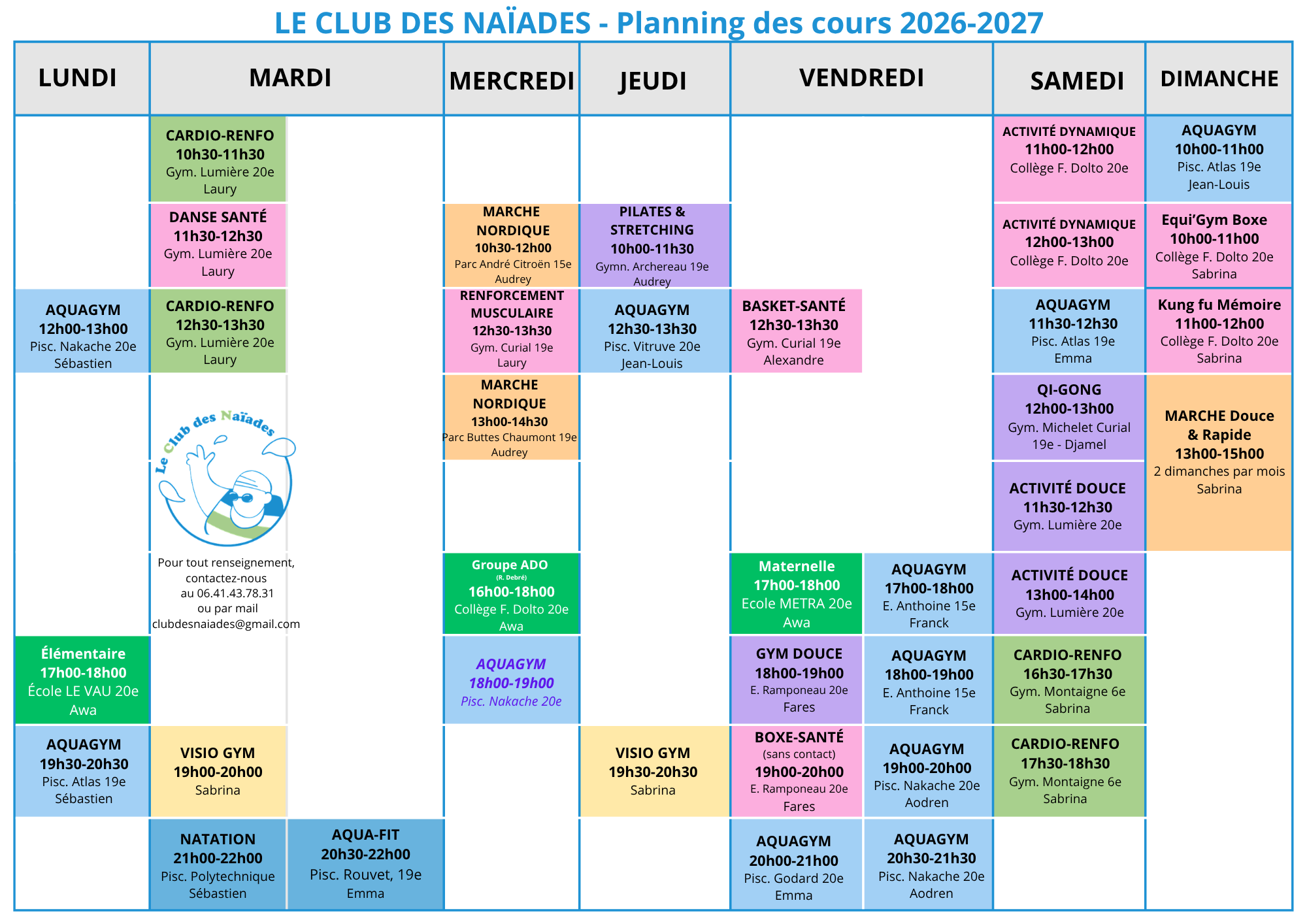 Planning 2026-2027